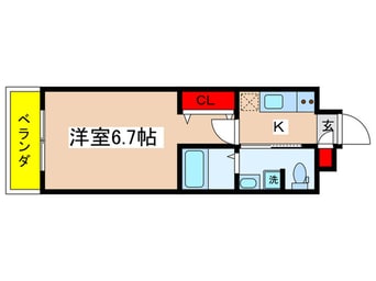 間取図 ＭＡＸＩＶ百合ヶ丘ＴＲＥ(202)