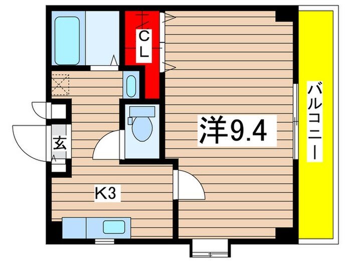 間取り図 サンサーレ稲荷