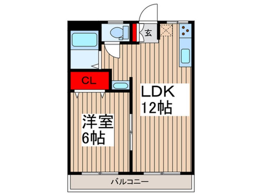 間取図 ハイツリィ－芝