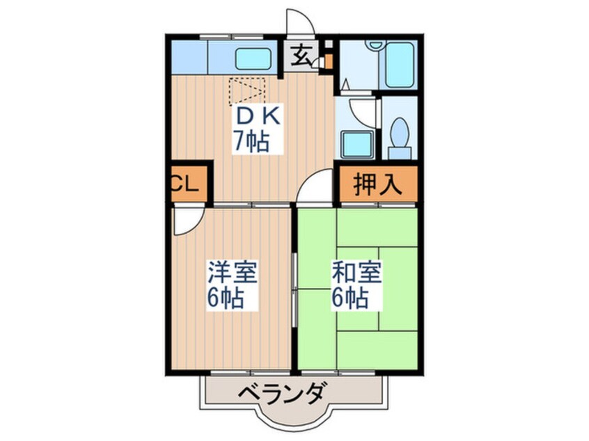 間取図 アゼリア東大和