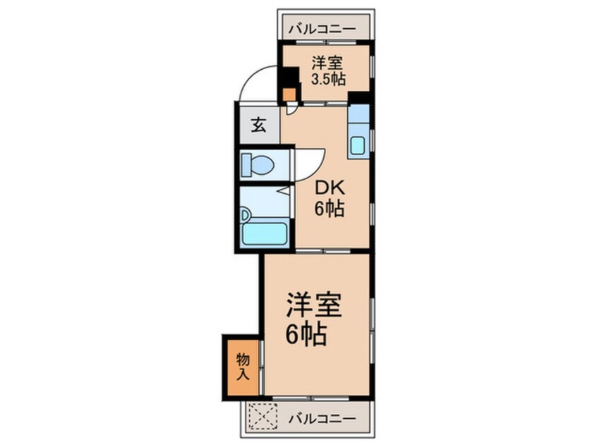 間取図 バロール上板橋