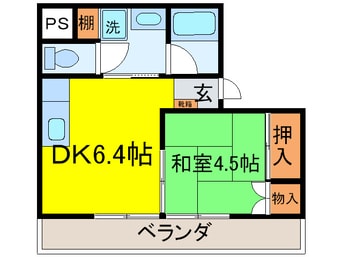 間取図 三ツ木駅前ビル