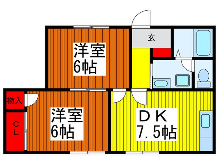 間取図 タウンハウス・メイナ