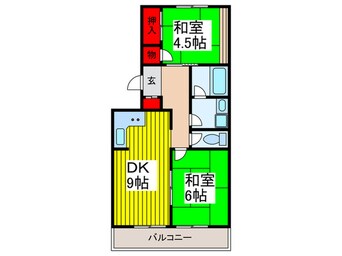 間取図 グリ－ンヒルズ