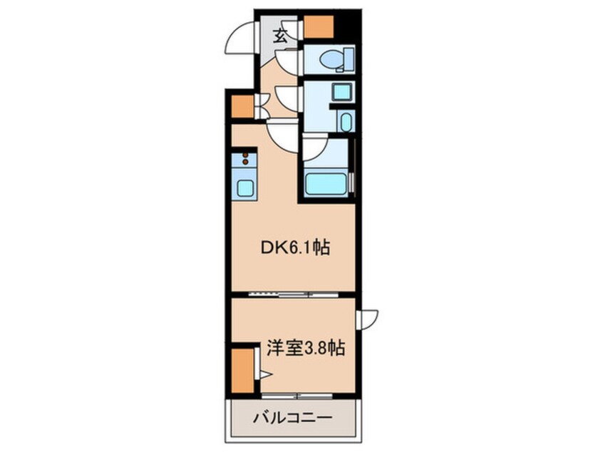 間取図 サニバス飯田橋