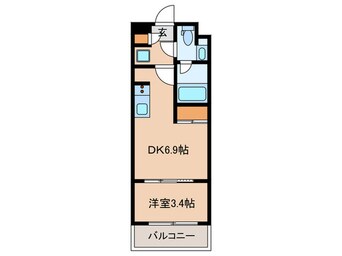 間取図 サニバス飯田橋