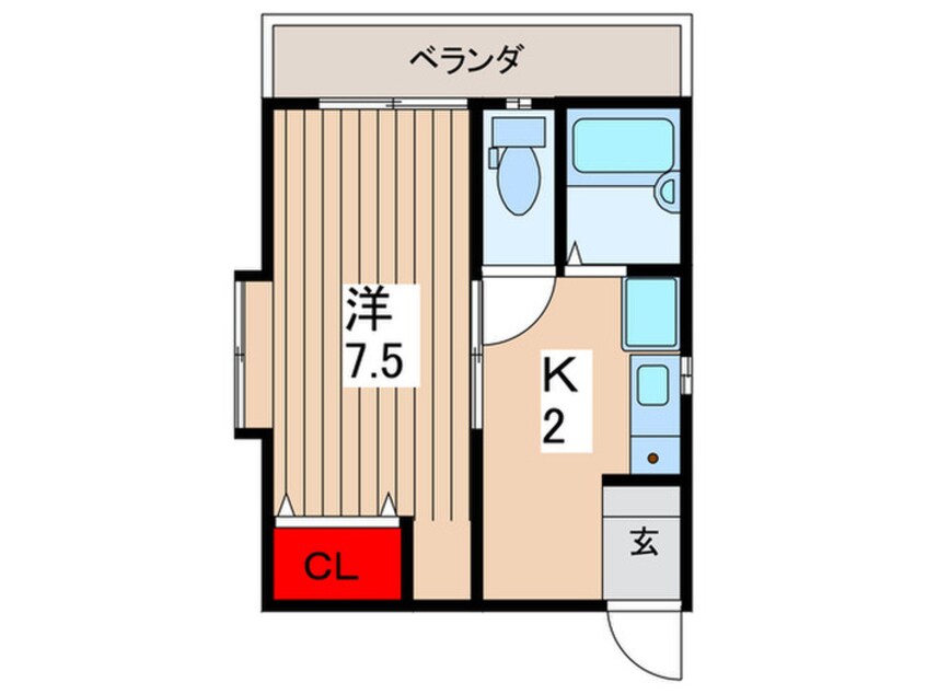 間取図 ロッキー毛呂山