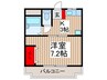 ロッキー毛呂山 1Kの間取り