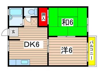 間取図 フローラⅠ