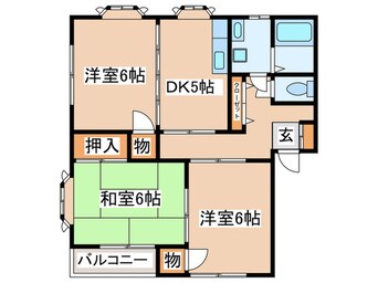 間取図 ゴールドハイツ Ａ