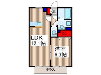 間取図 ウィズ･コンフォートかくらⅡ