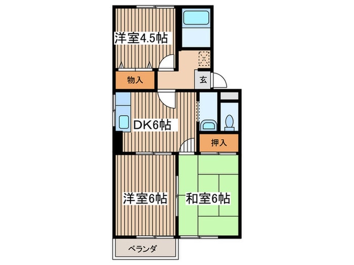 間取り図 ダイモンハイツ