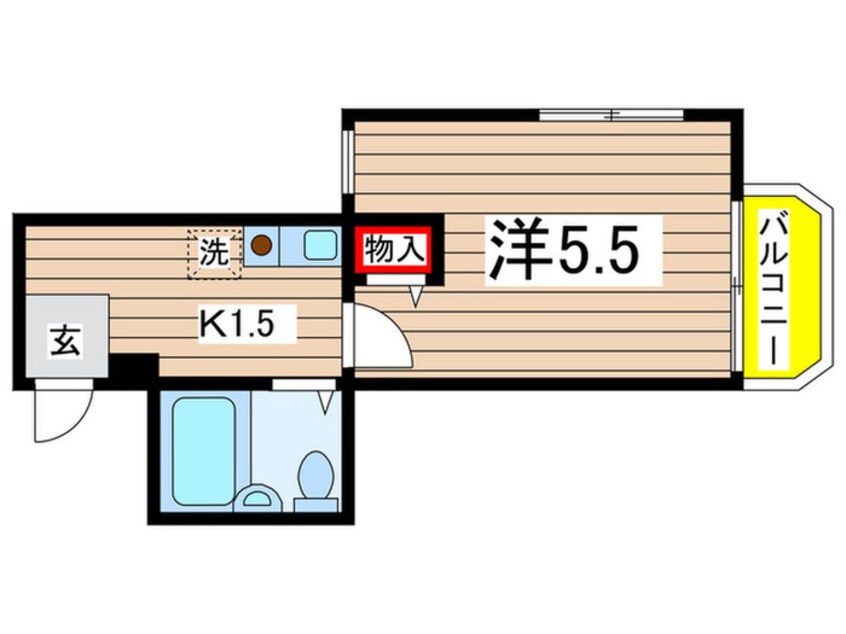 間取図 サンシティ稲田堤第５