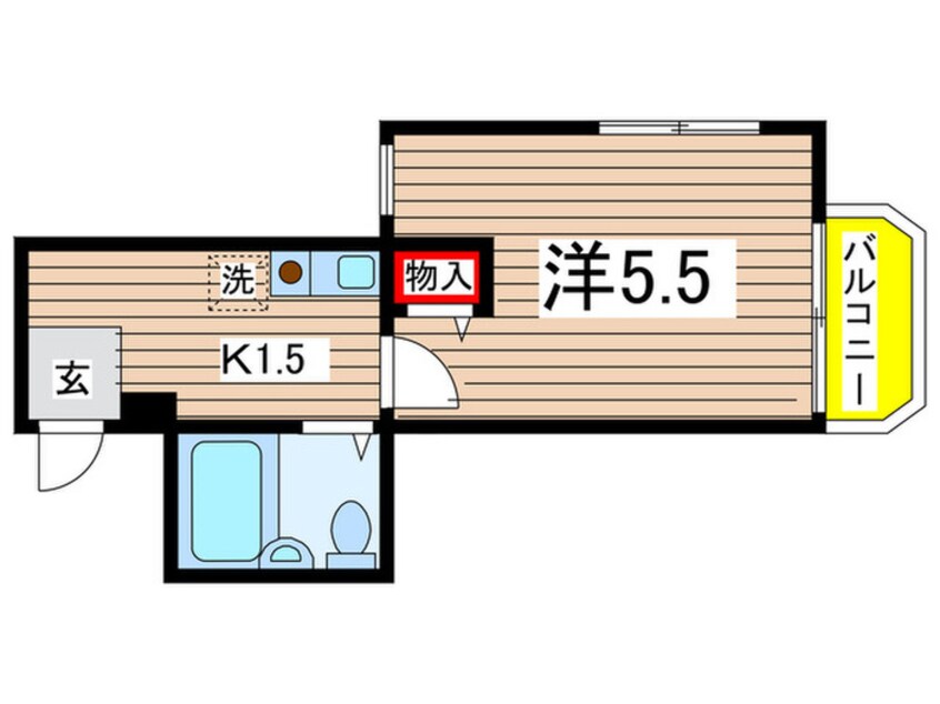 間取図 サンシティ稲田堤第５