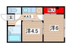 大和ビル院内 2Kの間取り