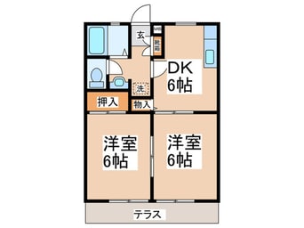 間取図 大井コーポラスＡ