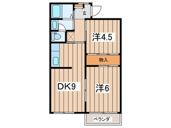 間取図 ＫＳハイムＢ棟