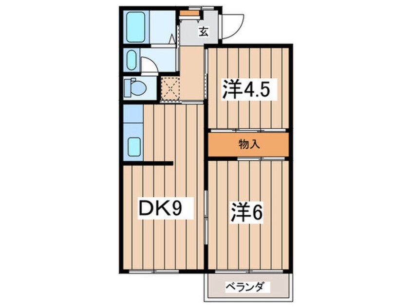 間取図 ＫＳハイムＢ棟