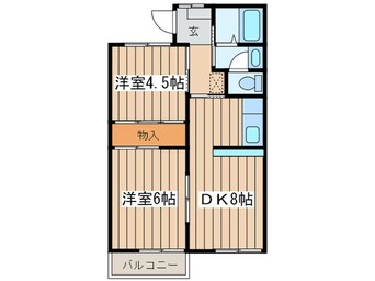 間取図 ＫＳハイムＢ棟