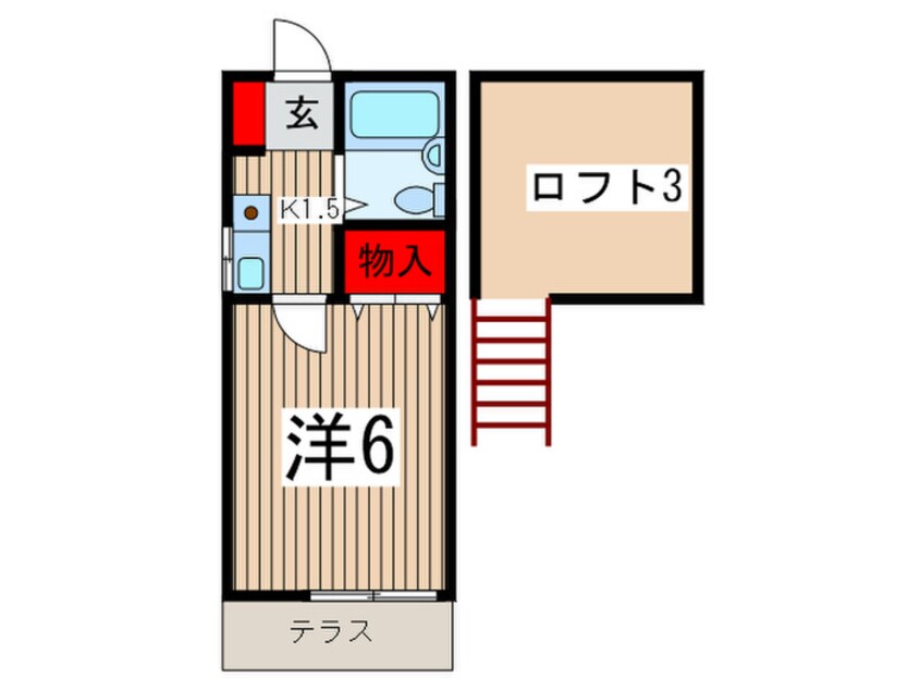 間取図 グレ－スハイツ狭山