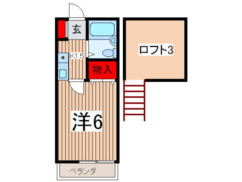 間取図 グレ－スハイツ狭山