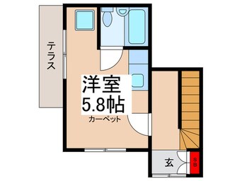 間取図 ウッディコーポ東六月町