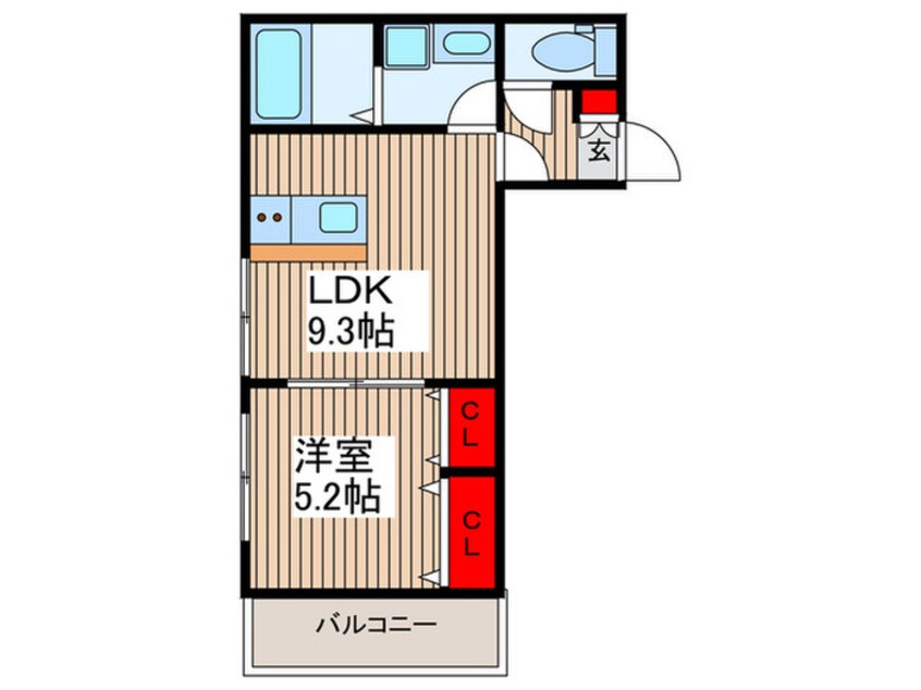 間取図 メゾン・ココ草加
