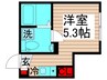 オアシス五反野 1Rの間取り