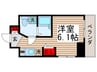 ＴＨＥパ－ムス新小岩 1Rの間取り