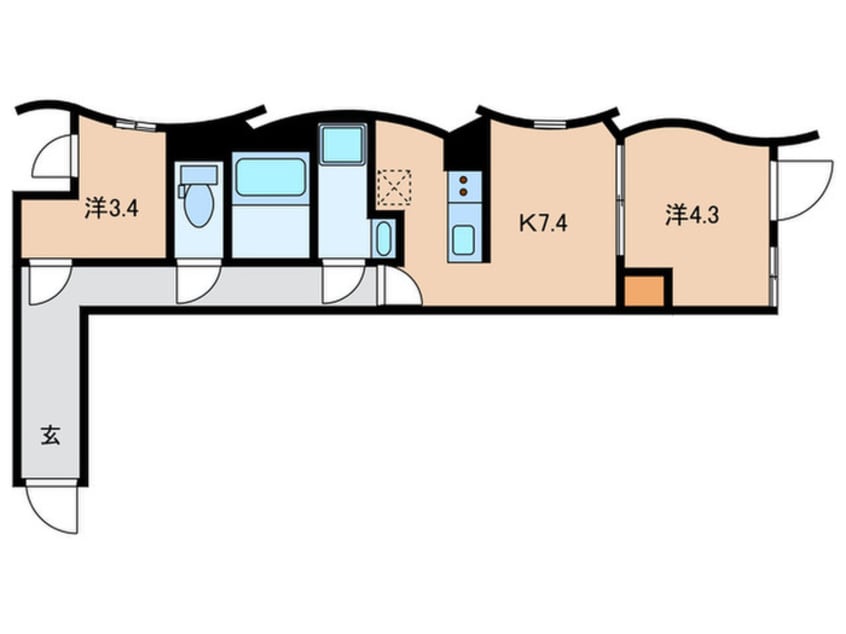 間取図 BRICK RESIDENCE 目黒本町