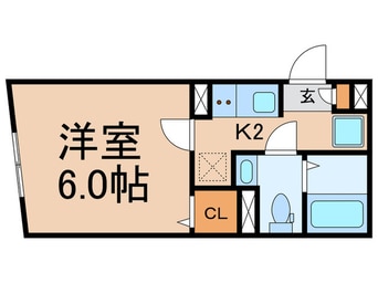 間取図 エルファーロ代々木上原Ⅲ
