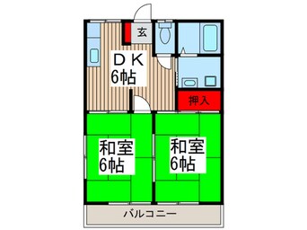 間取図 クレセントユタカ