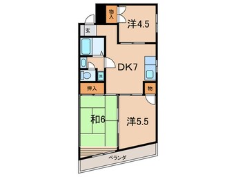 間取図 グランフォルム南川崎