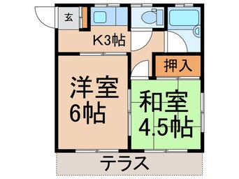 間取図 チェリーコーポ