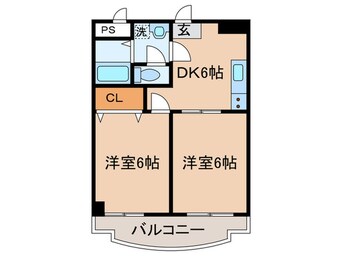 間取図 明星ハイツ美好町