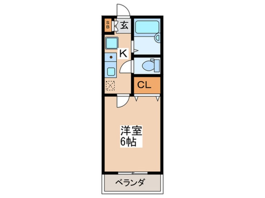 間取図 コ－ポ松尾