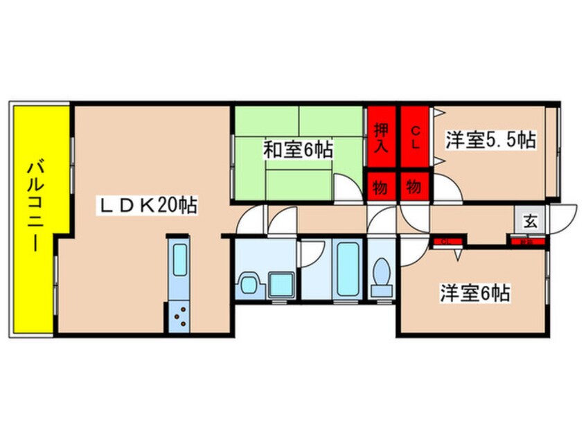 間取図 読売ランド第一マンションズ