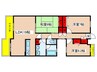 読売ランド第一マンションズ 3LDKの間取り