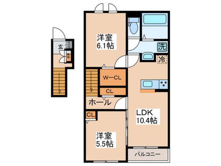 間取図 ヴィラ　ソラーレ