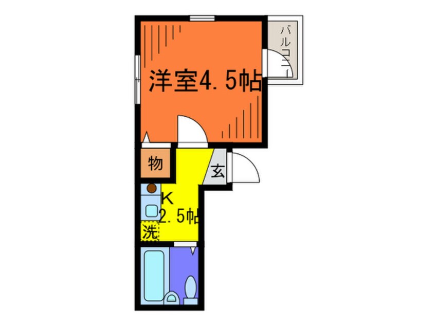 間取図 シャンテ東駒形