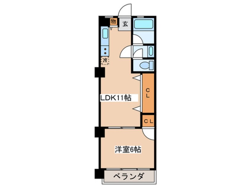 間取図 桃屋マンション