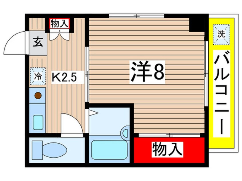 間取図 ブル－ハイツ