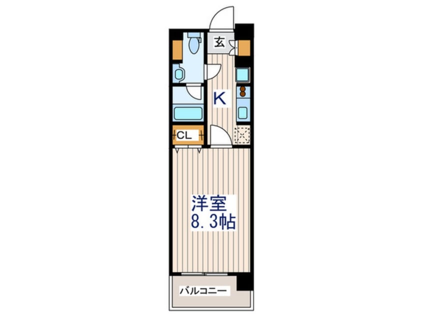間取図 クラッサ中野