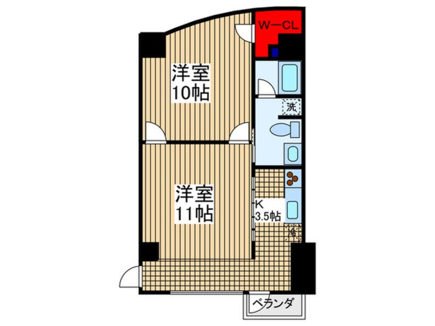 間取図 ＤＩＭＥＮＳＩＯＮ－５