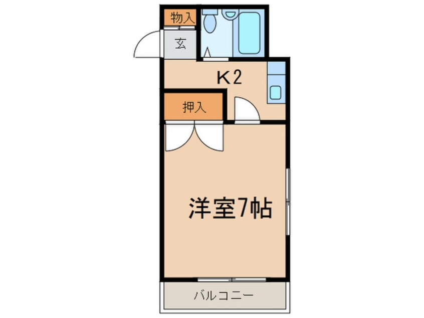 間取図 府中片町ビレッヂ