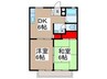 グリ－ンパ－ク 2DKの間取り