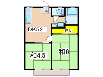 間取図 長田ハイツ