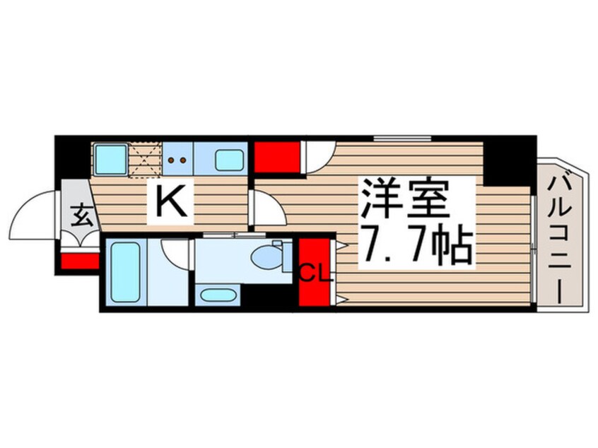 間取図 ONE ROOF RESIDENCE KIBA WEST