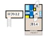 South Lagoon六ッ川１丁目 1Kの間取り