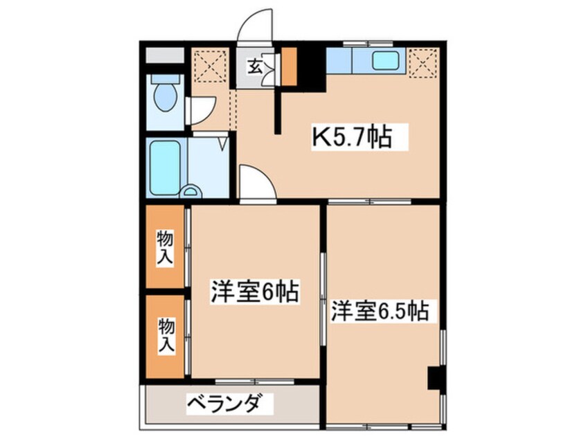 間取図 第３和泉コーポ